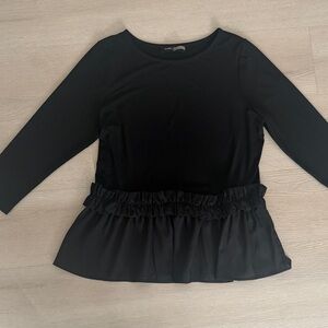 Ivanka Trump Elegant Black Top Size M